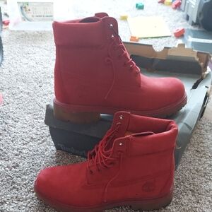 Timberland Vibrant Red Boots